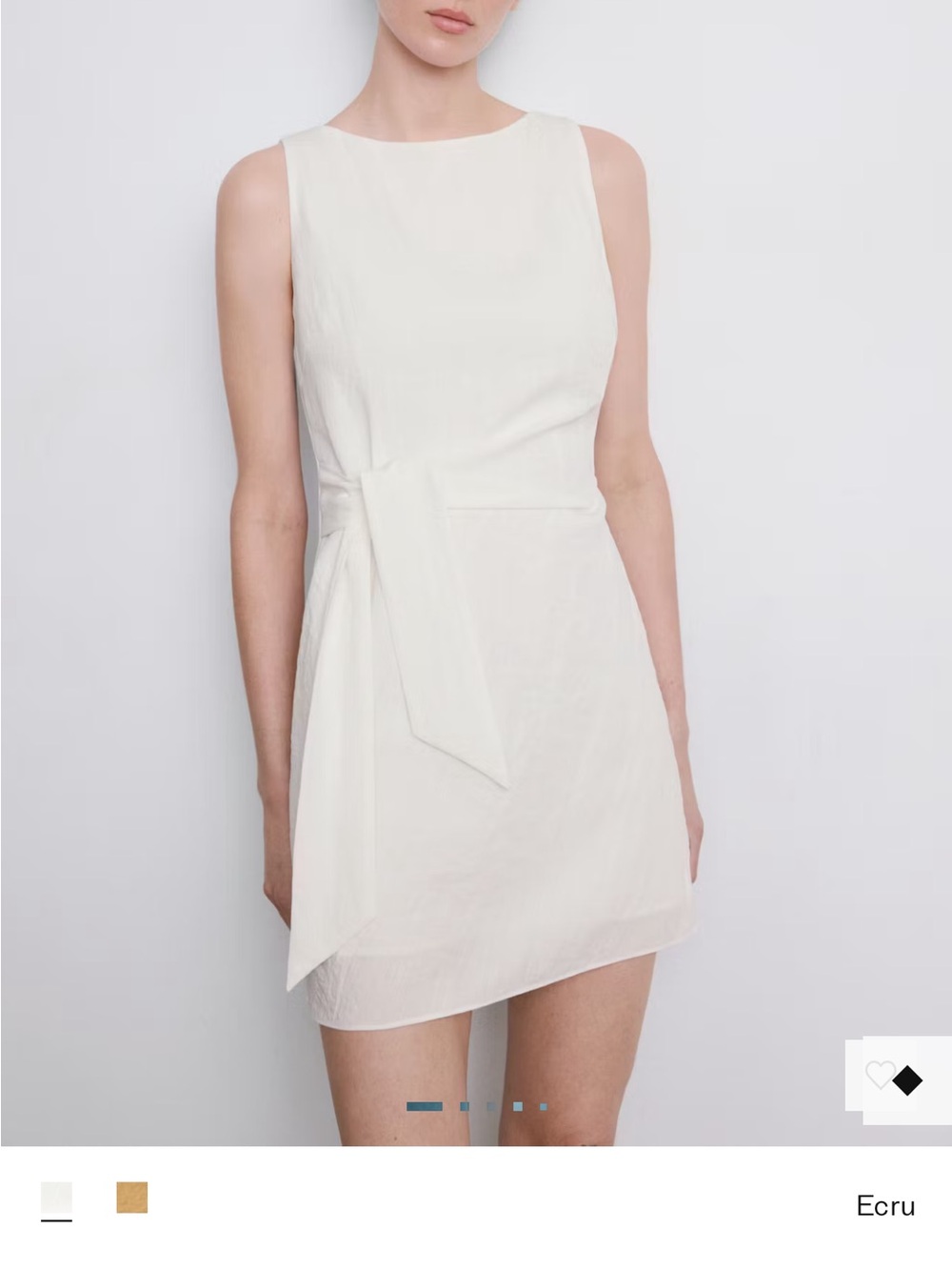 Bow short dress